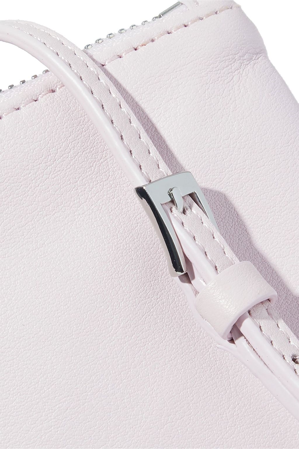 SANDRO Addict leather shoulder bag