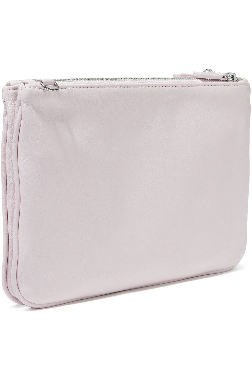 SANDRO Addict leather shoulder bag