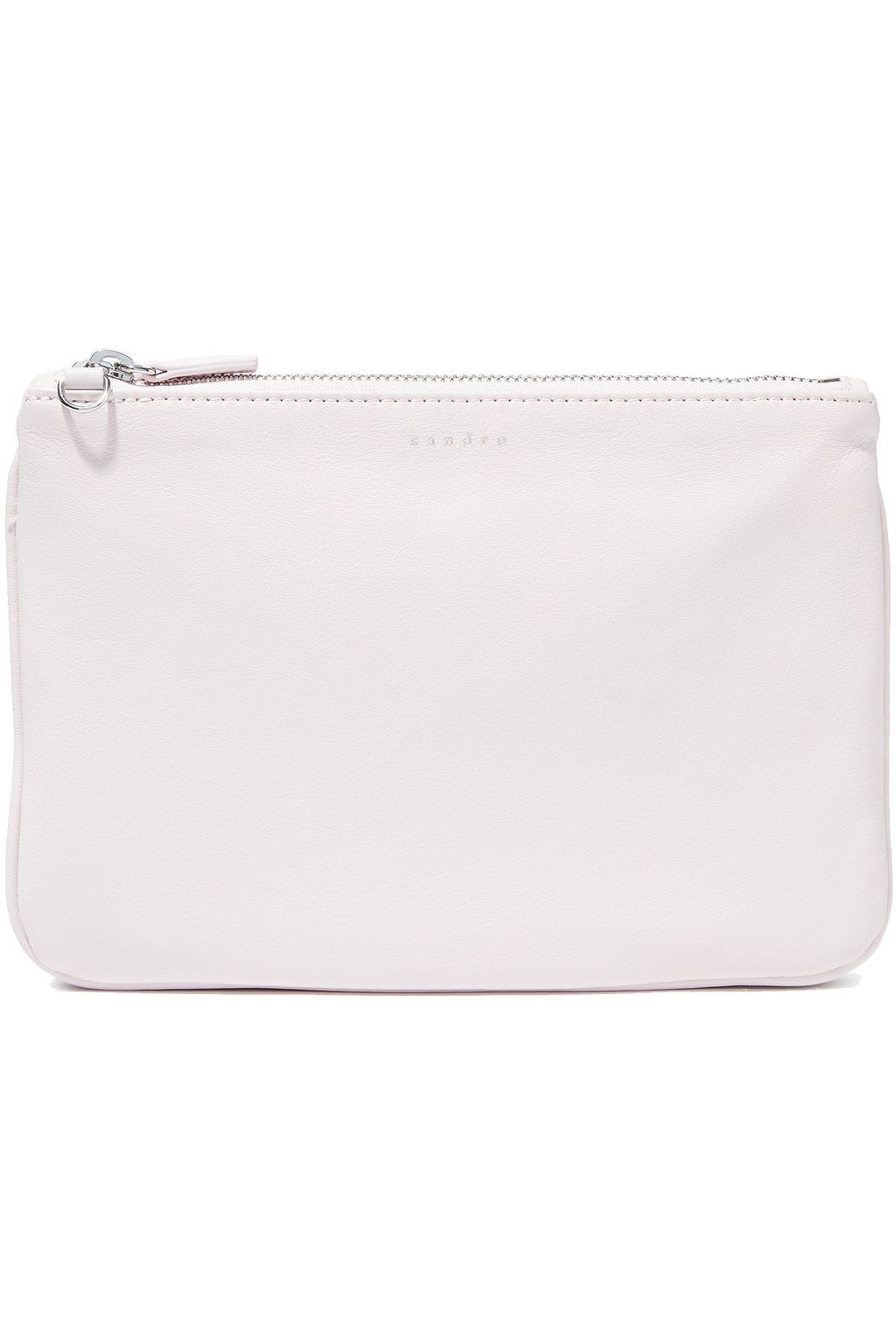SANDRO Addict leather shoulder bag