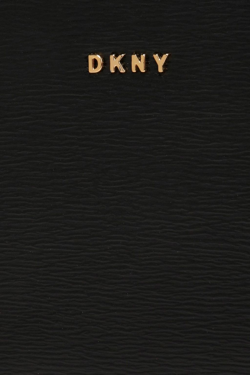 DKNY Metallic textured-leather wallet