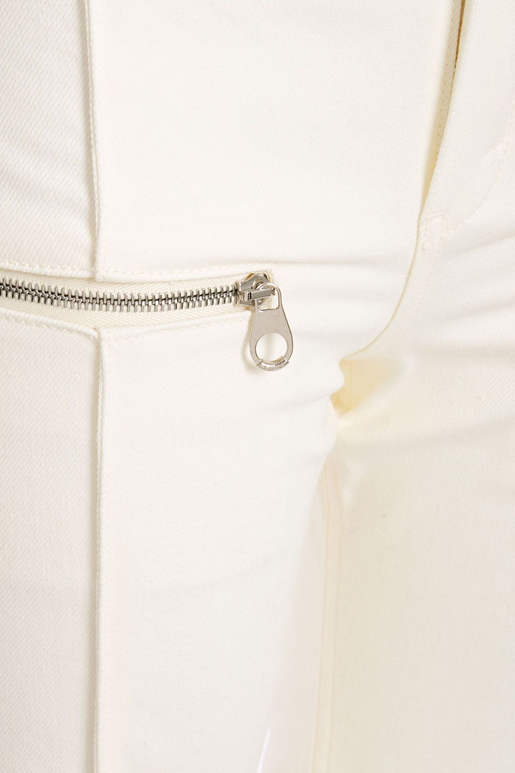 CHLOÉ Zip-detailed high-rise flared jeans
