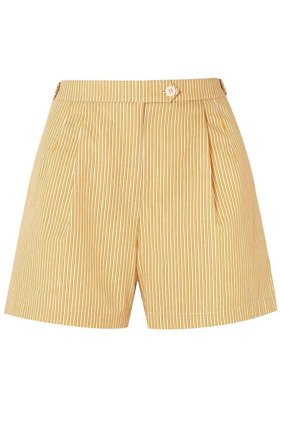 yellow striped shorts