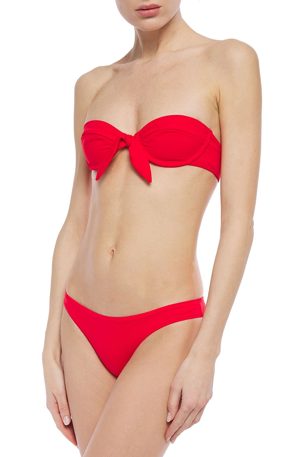 MARA HOFFMAN Diem knotted bandeau bikini top