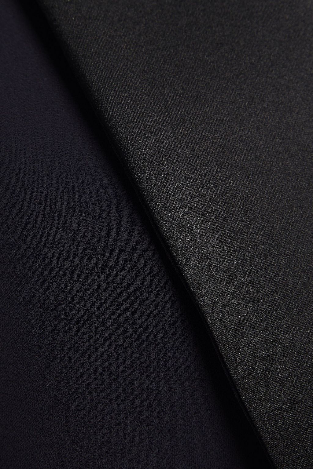 LANVIN Satin-trimmed crepe blazer