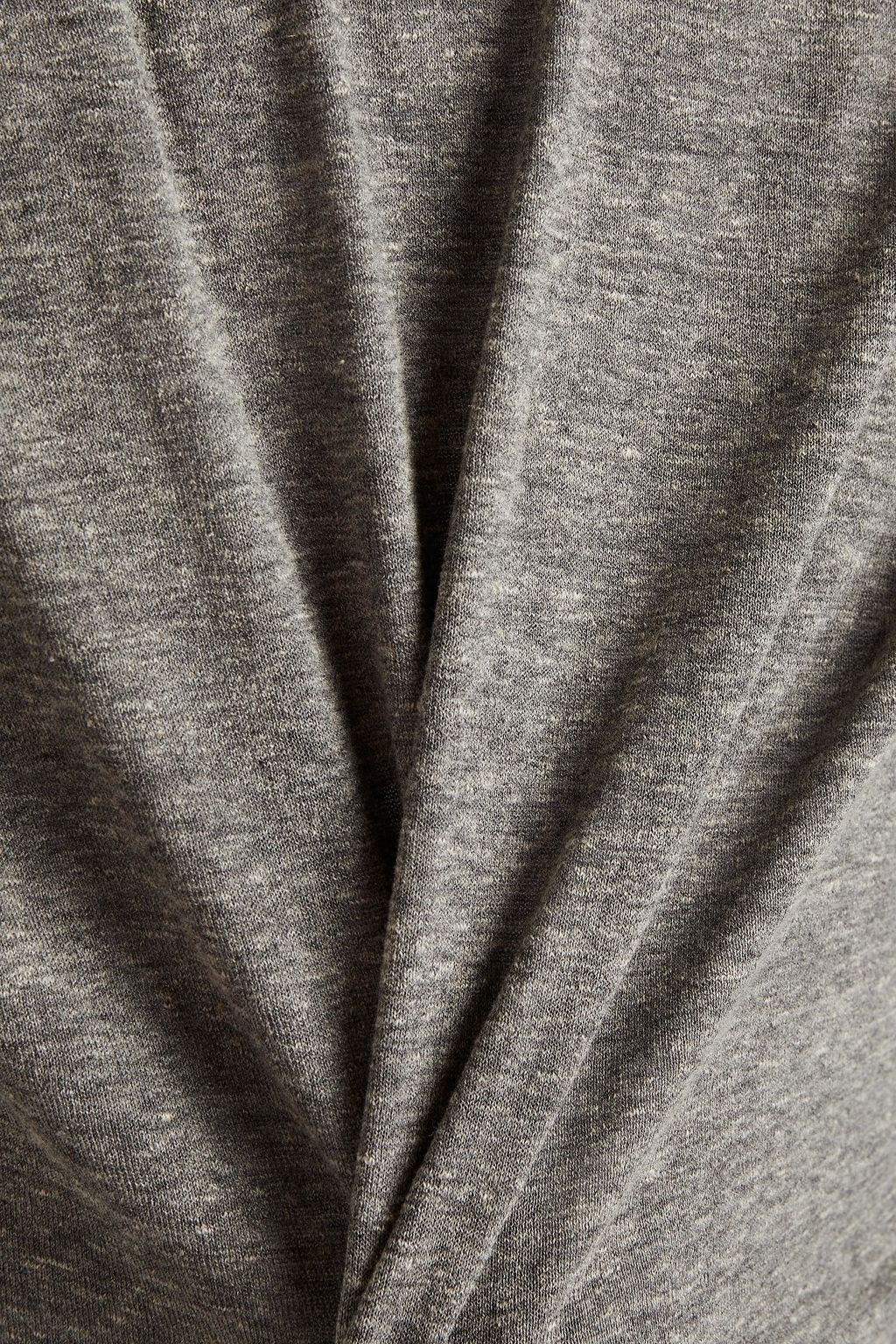 JAMES PERSE Mélange recycled cotton hoodie