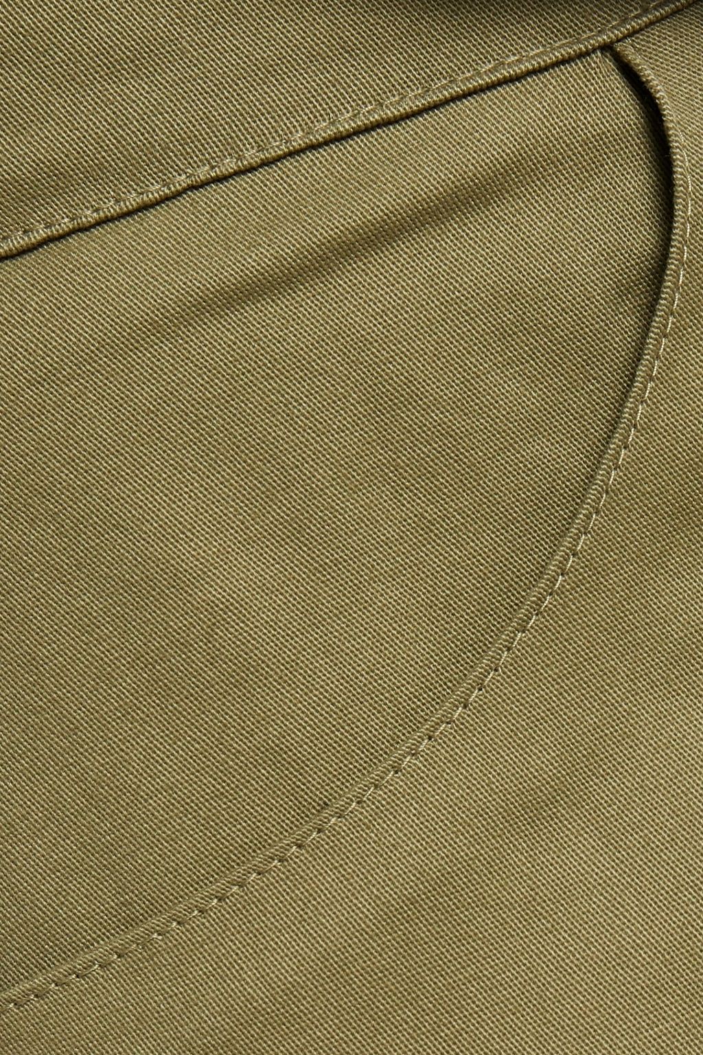 THE RANGE Cotton-blend gabardine tapered pants