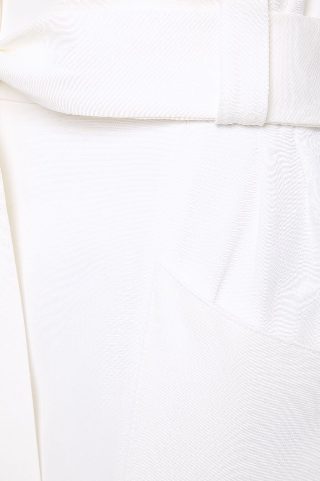 IRO Perplex cropped belted cady tapered pants