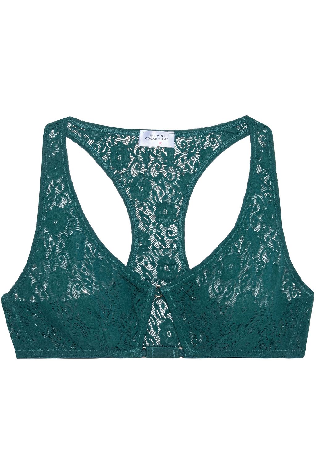 Crystal Cove cutout stretch-lace bralette