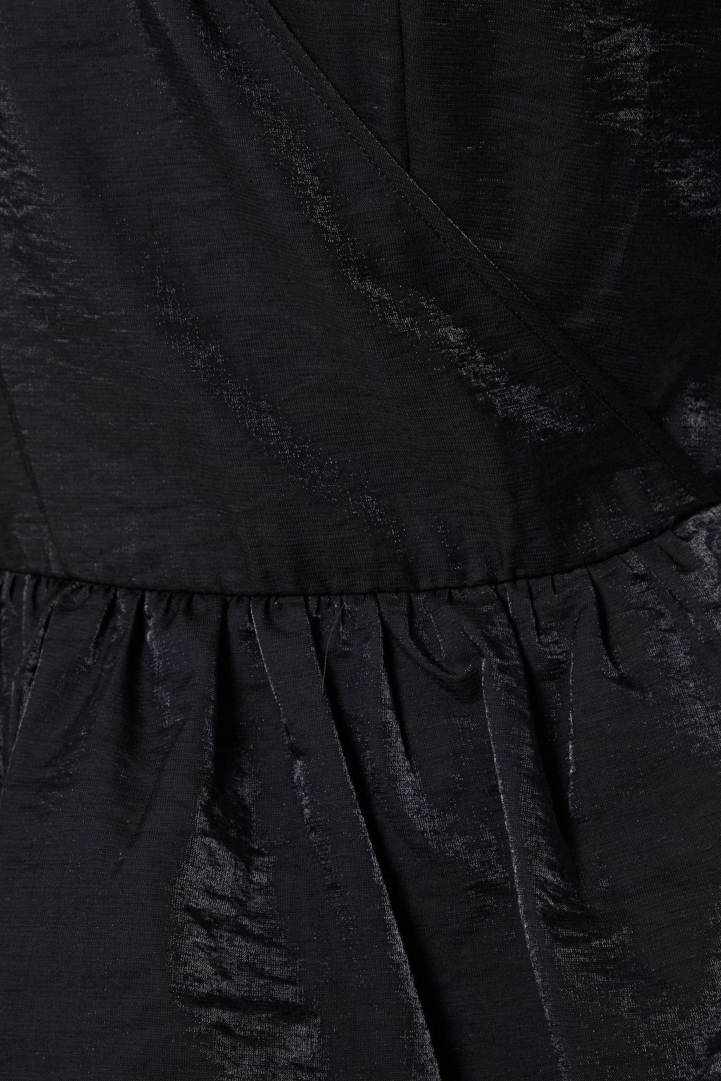 BAUM UND PFERDGARTEN Akima tiered taffeta mini dress