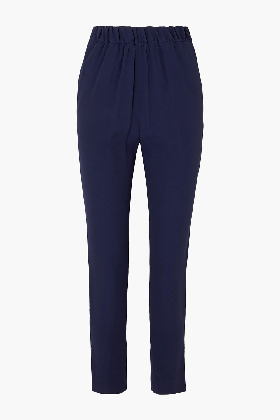Marni - Crepe straight-leg pants - Blue - IT 38