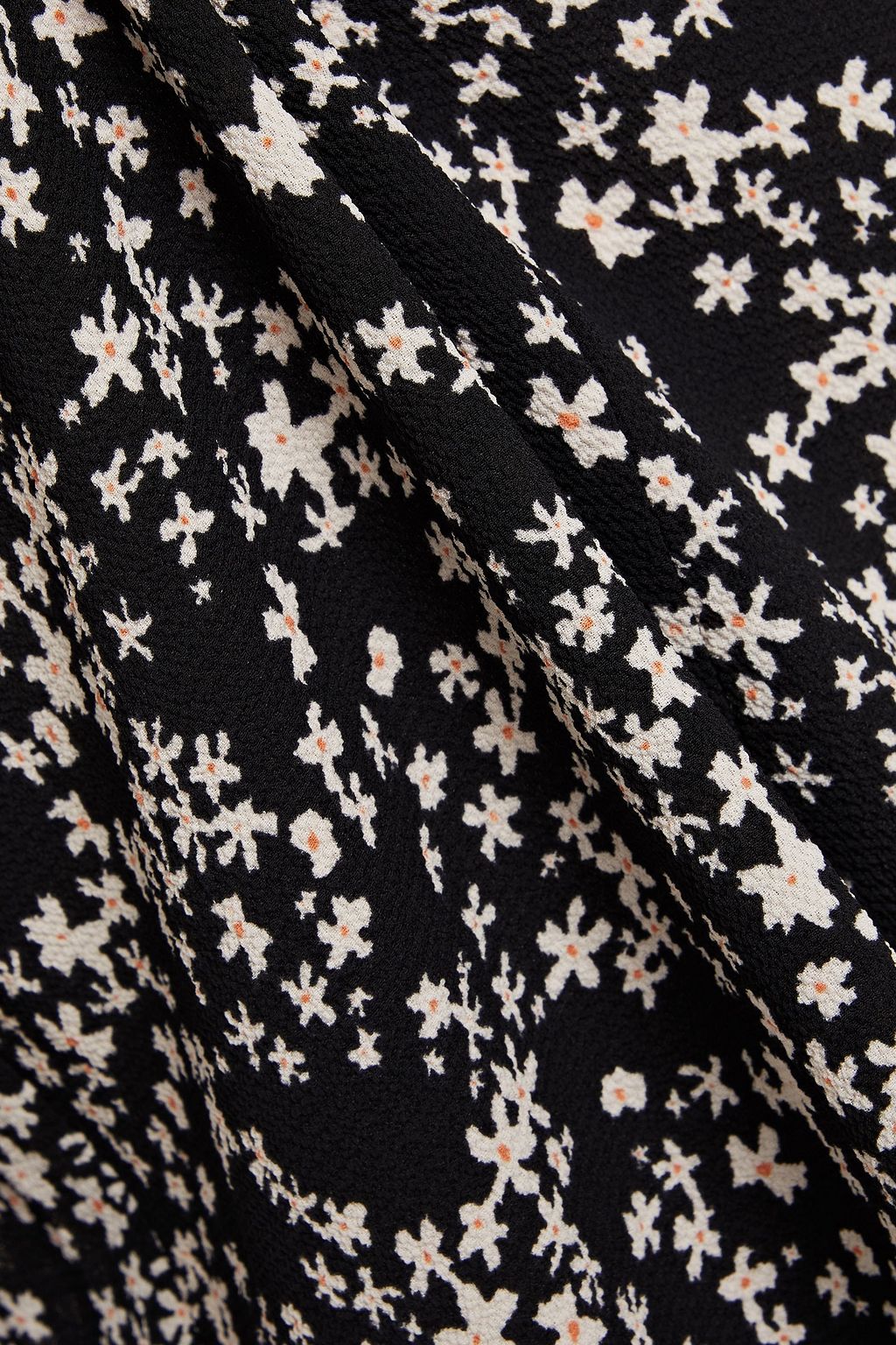 BAUM UND PFERDGARTEN Adessa printed hammered-crepe midi dress
