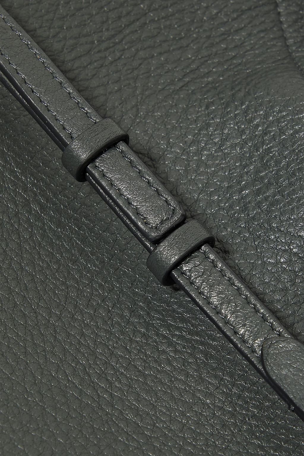 THE ROW Pebbled-leather bucket bag