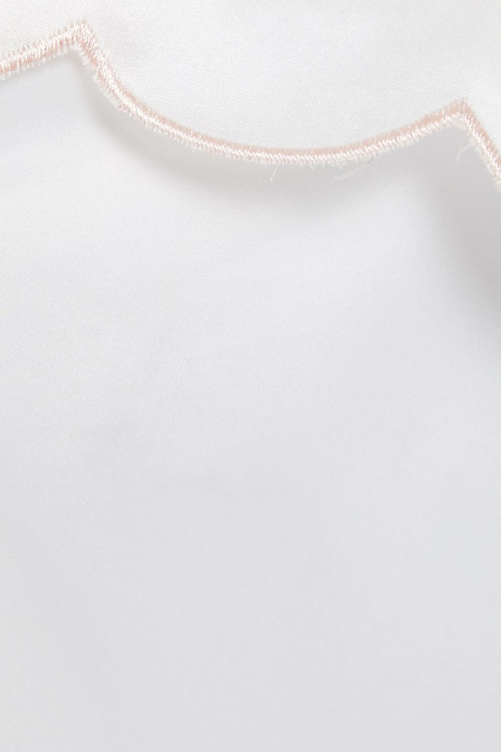GINIA Embroidered satin camisole