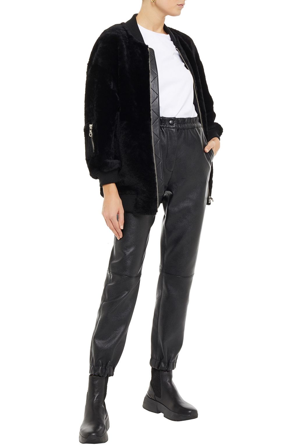 MUUBAA Shearling bomber jacket