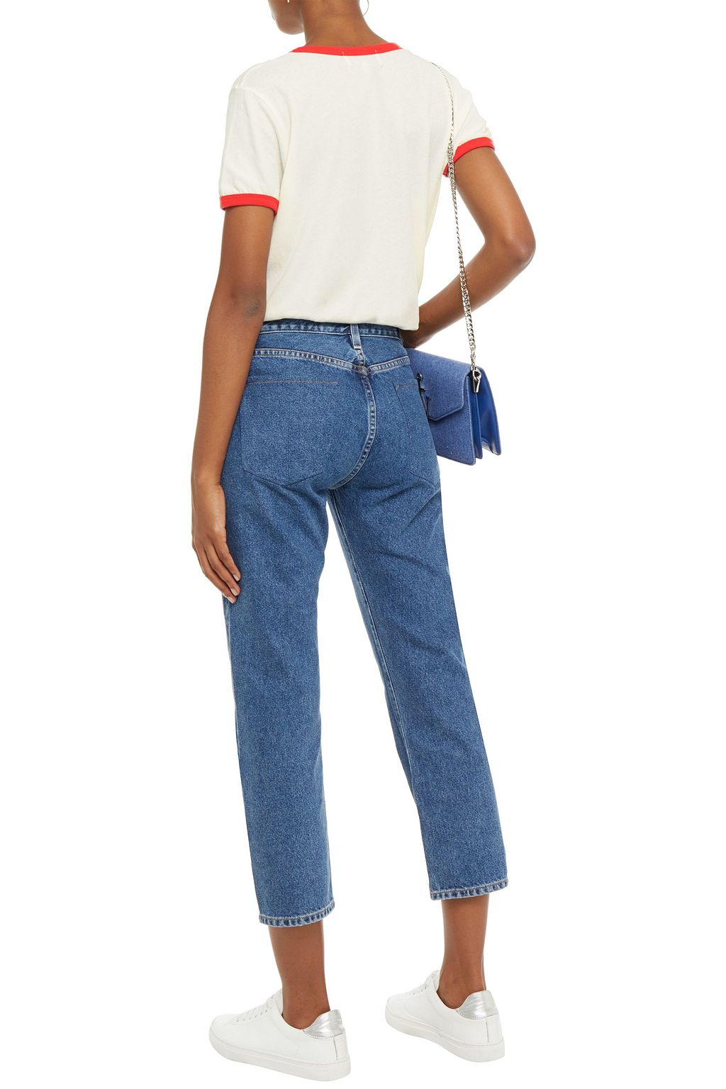 GOLDSIGN The Low Slung cropped mid-rise straight-leg jeans