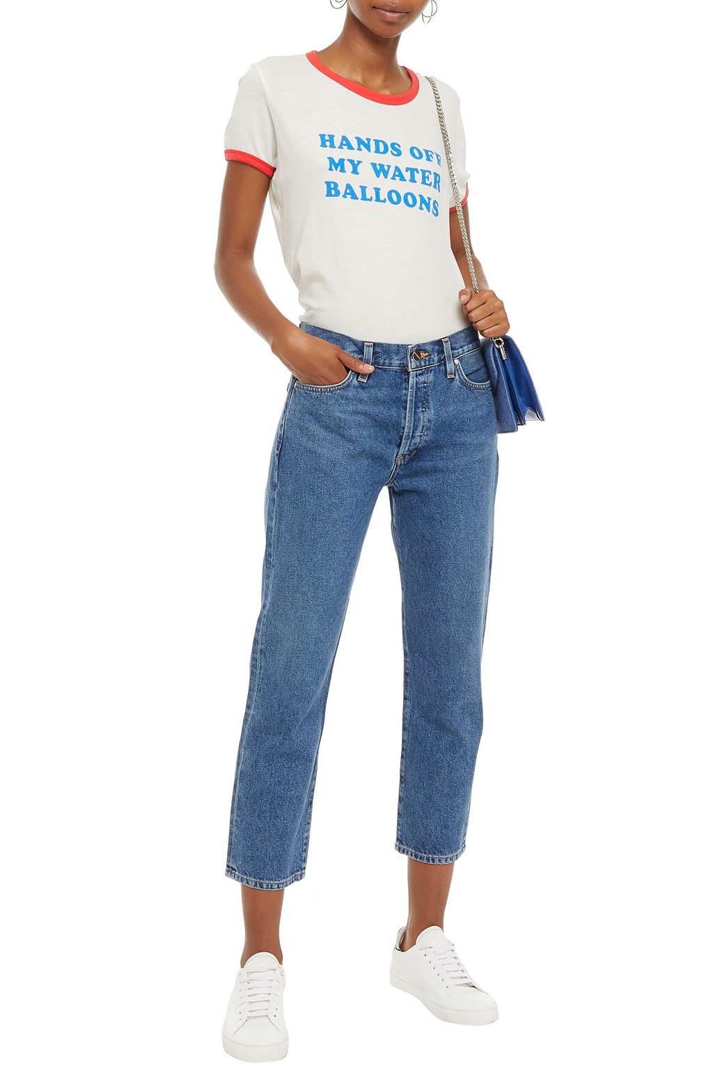 GOLDSIGN The Low Slung cropped mid-rise straight-leg jeans