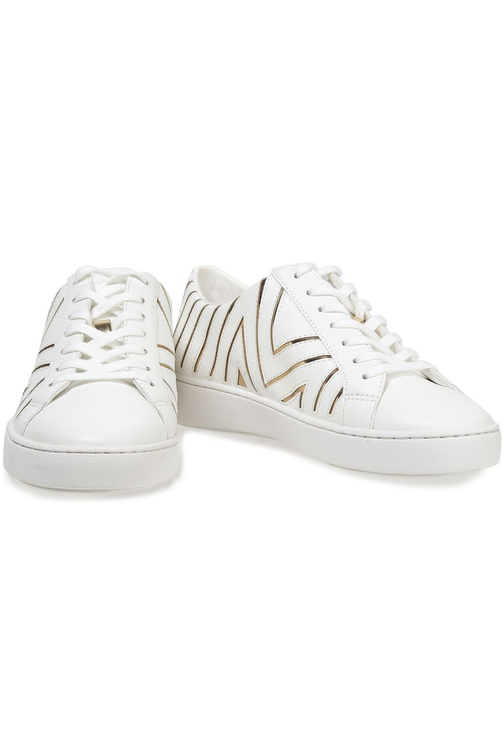 michael kors whitney leather sneaker