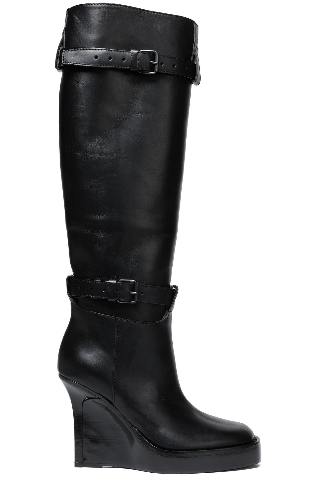 black leather booties sale