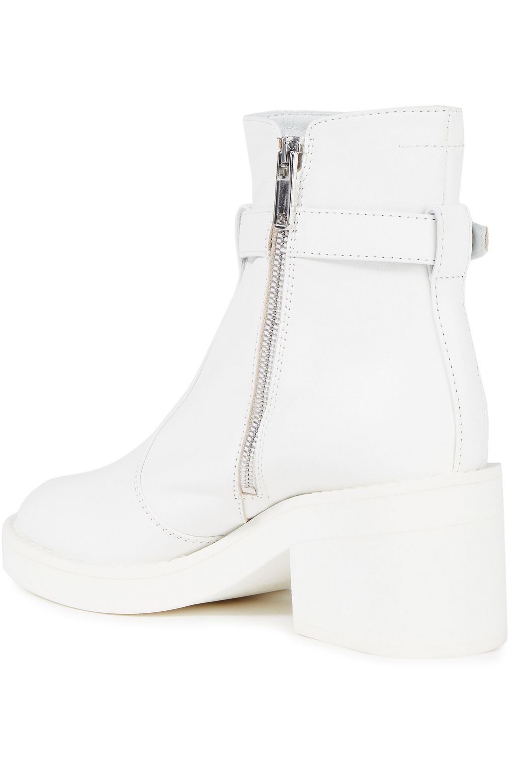 MM6 MAISON MARGIELA Buckled leather ankle boots