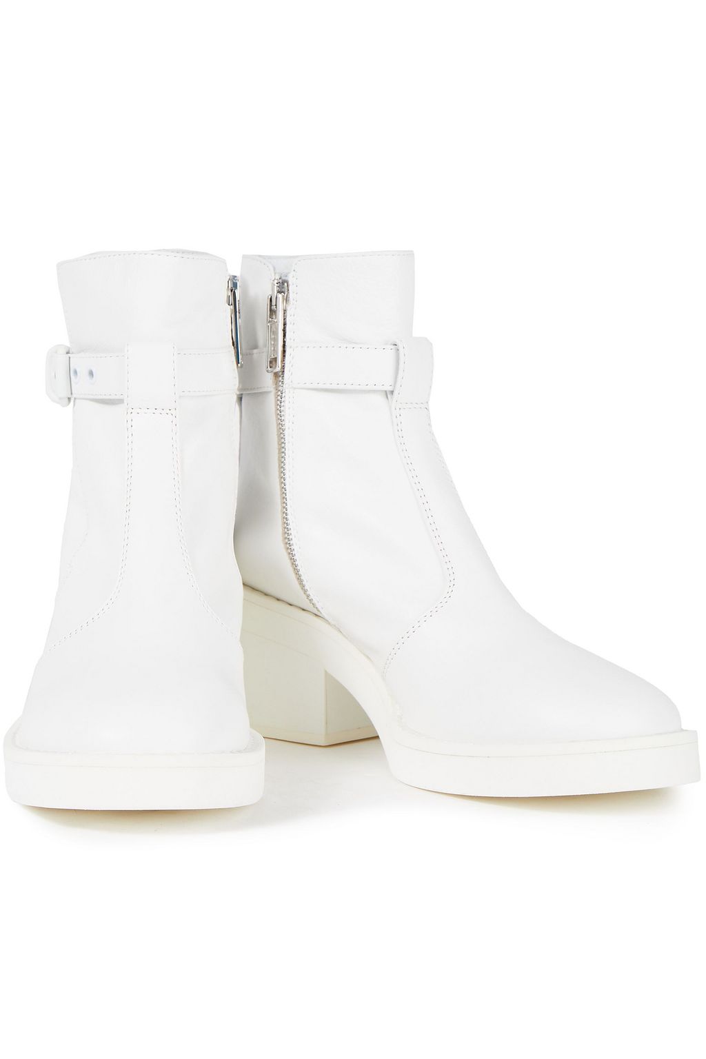 MM6 MAISON MARGIELA Buckled leather ankle boots