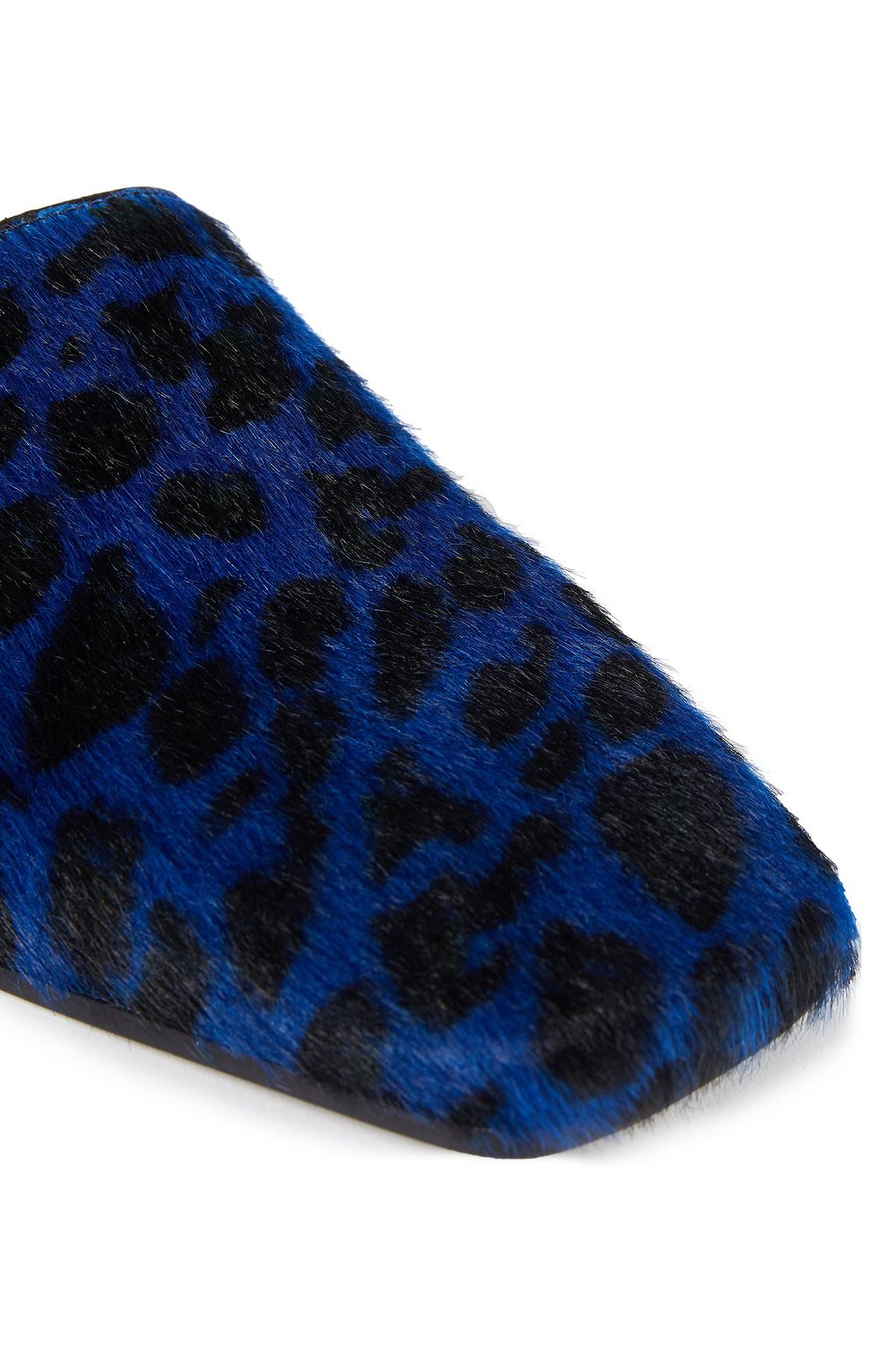 MM6 MAISON MARGIELA Leopard-print calf hair slippers