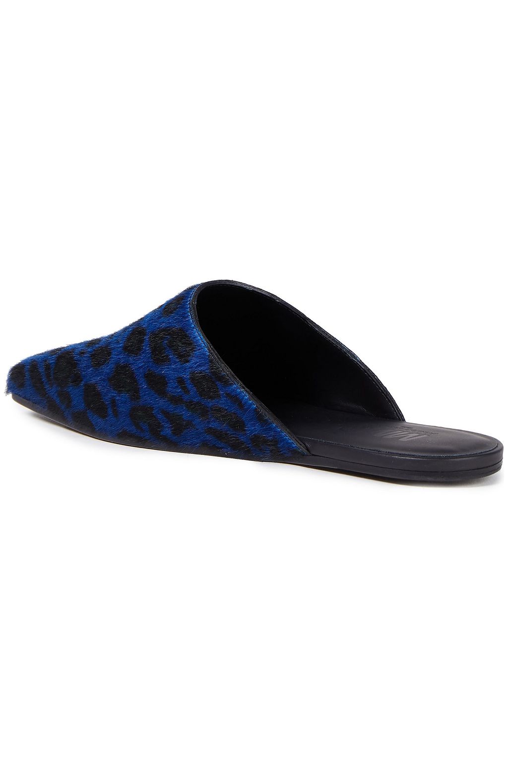 MM6 MAISON MARGIELA Leopard-print calf hair slippers