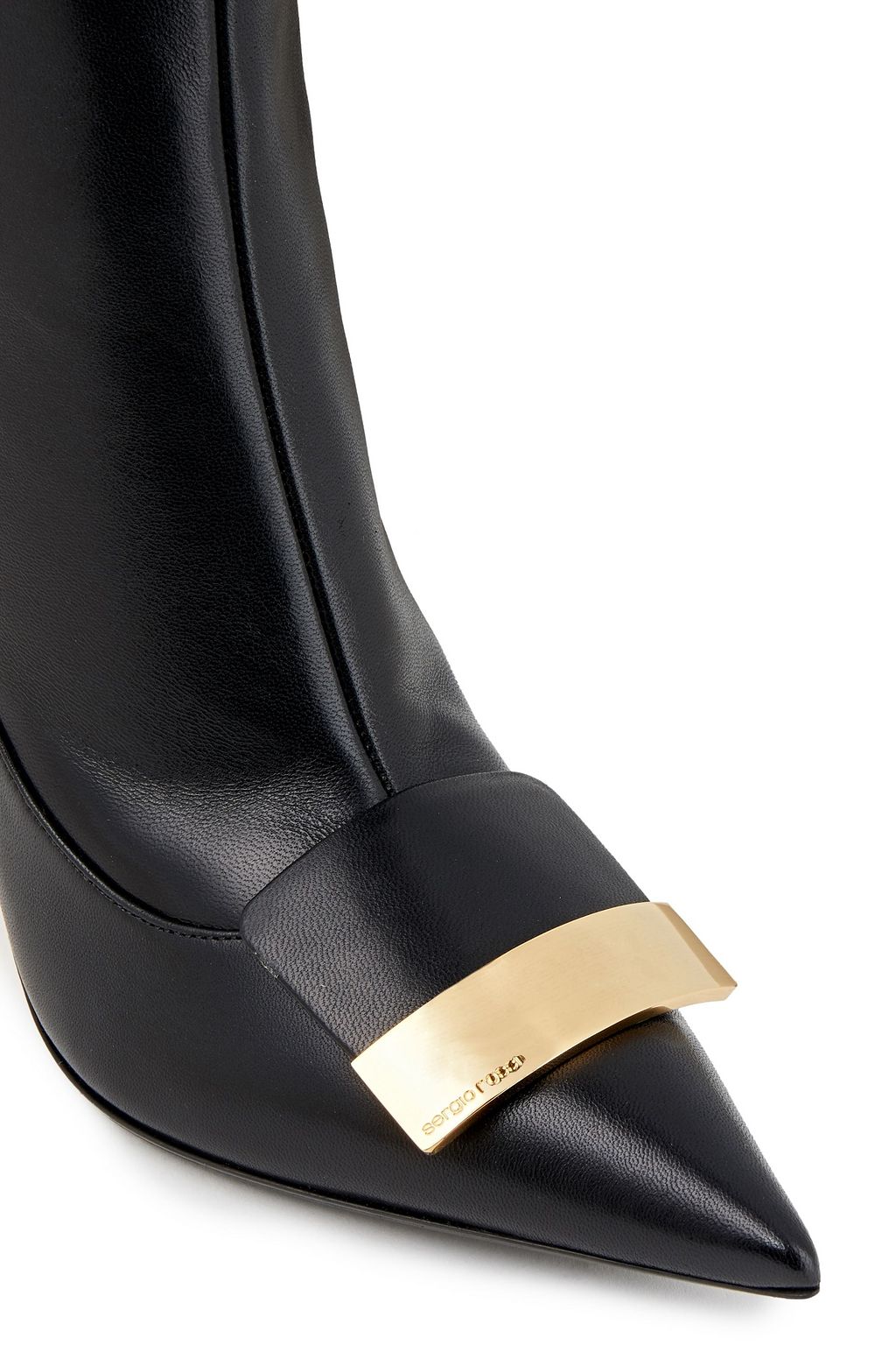 SERGIO ROSSI sr1 leather knee boots