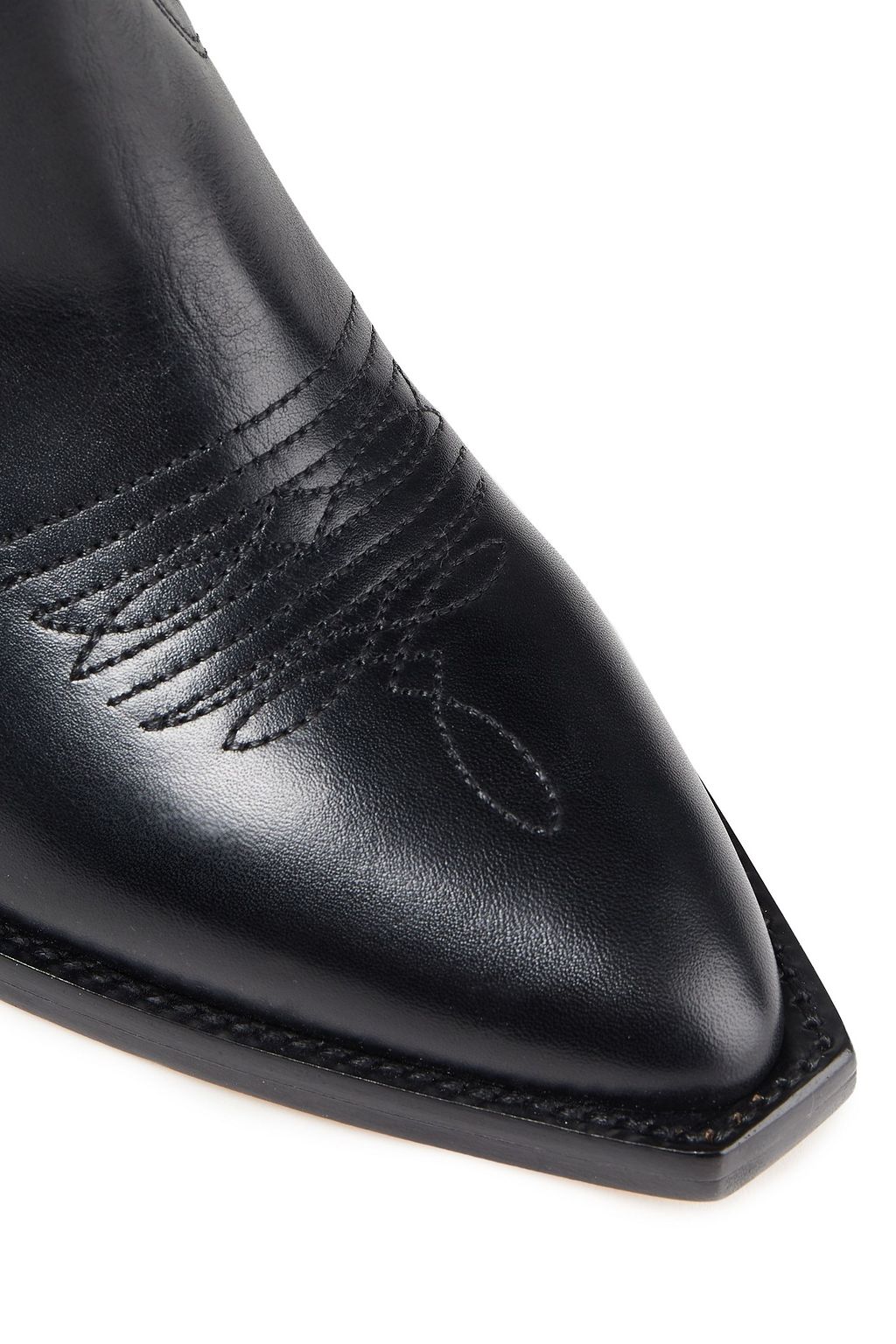 SANDRO Roy quilted leather knee boots
