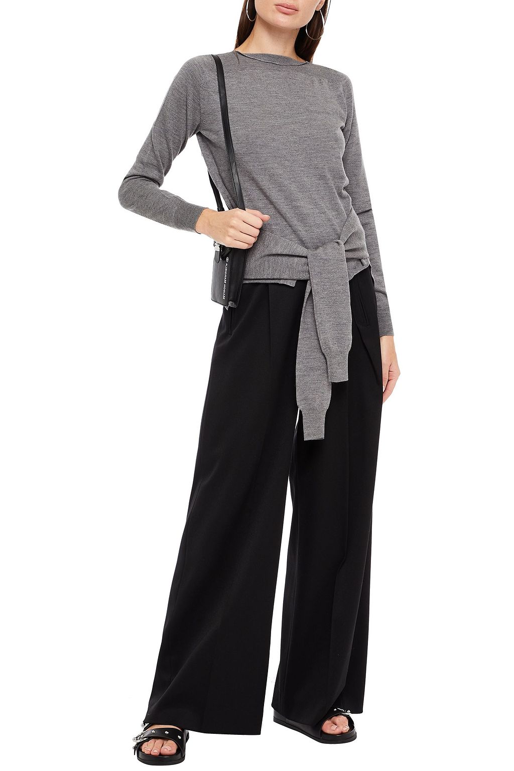 MM6 MAISON MARGIELA Knotted mélange wool sweater