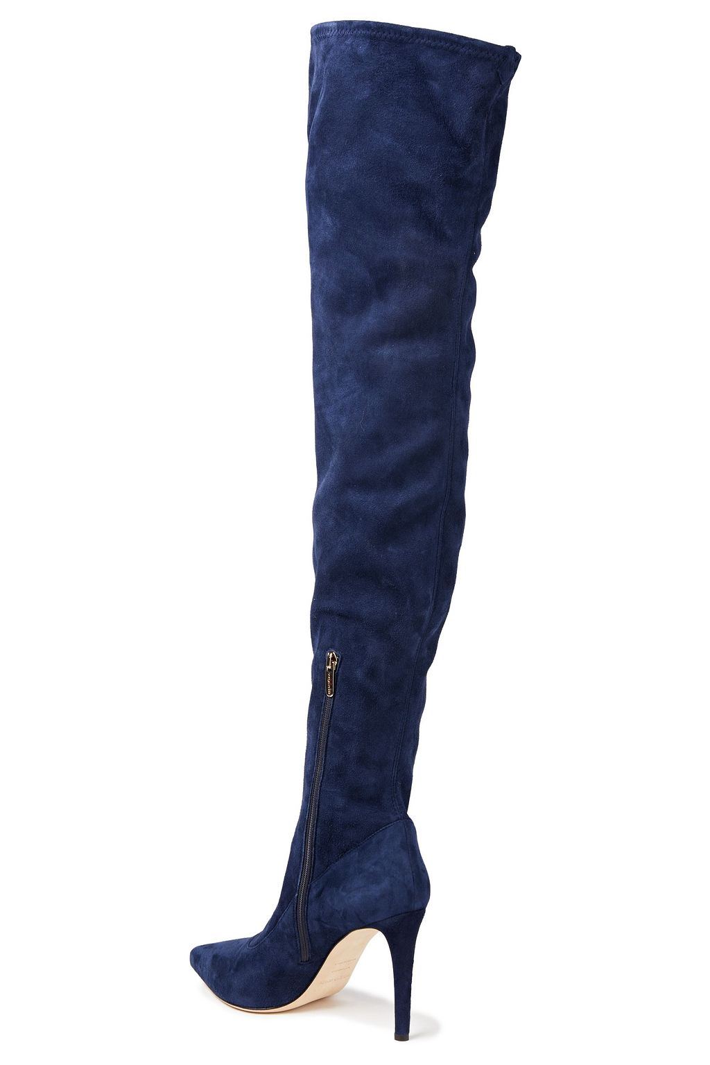 SERGIO ROSSI Stretch-suede over-the-knee boots