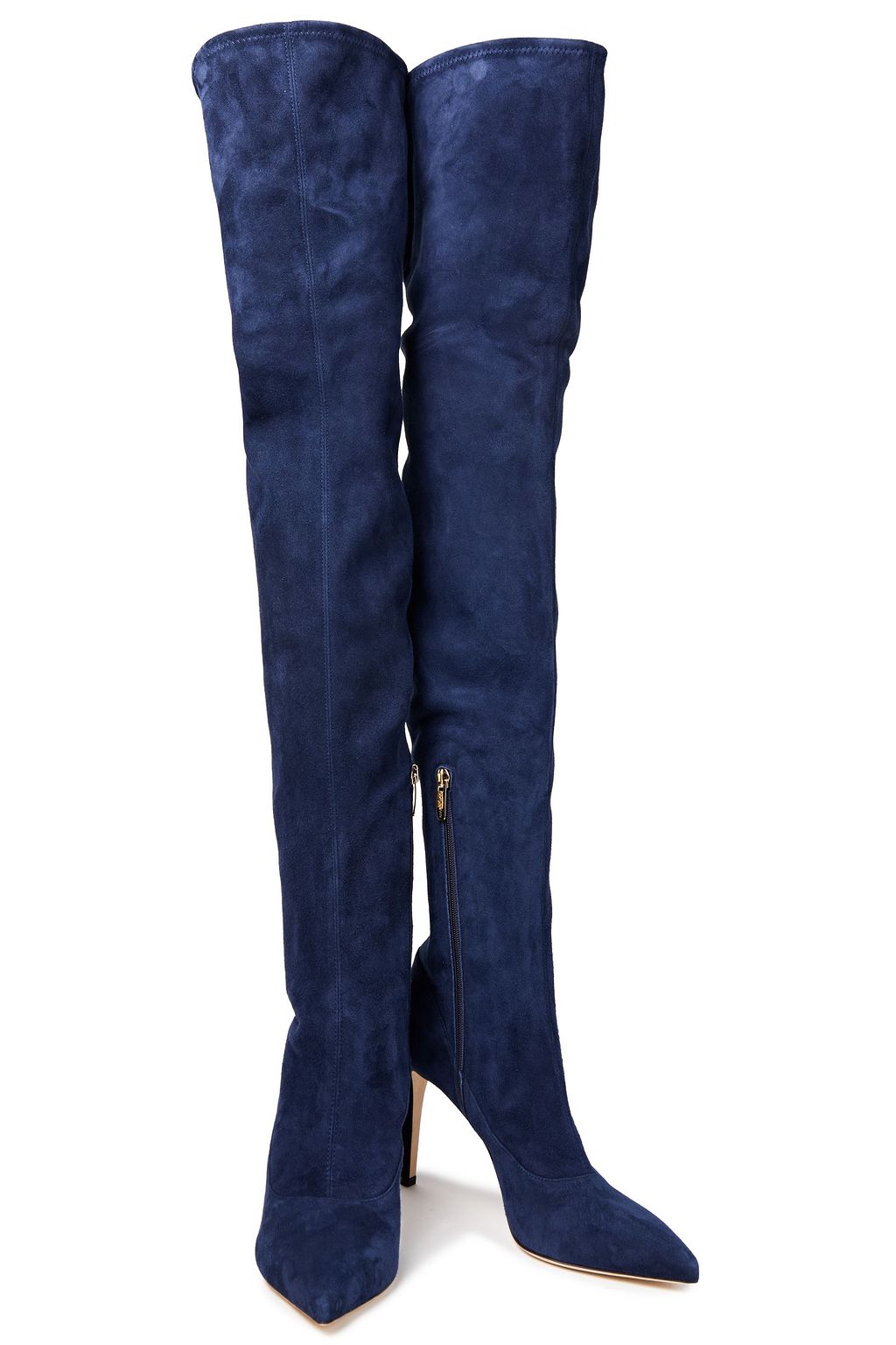 SERGIO ROSSI Stretch-suede over-the-knee boots