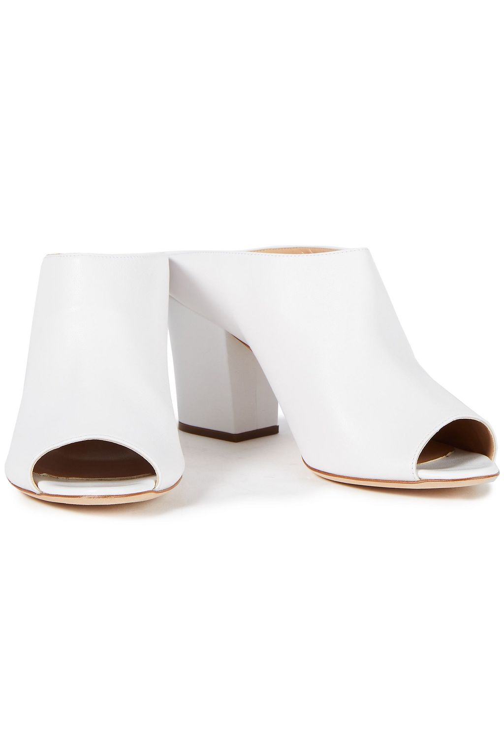 SERGIO ROSSI Scarlett leather mules