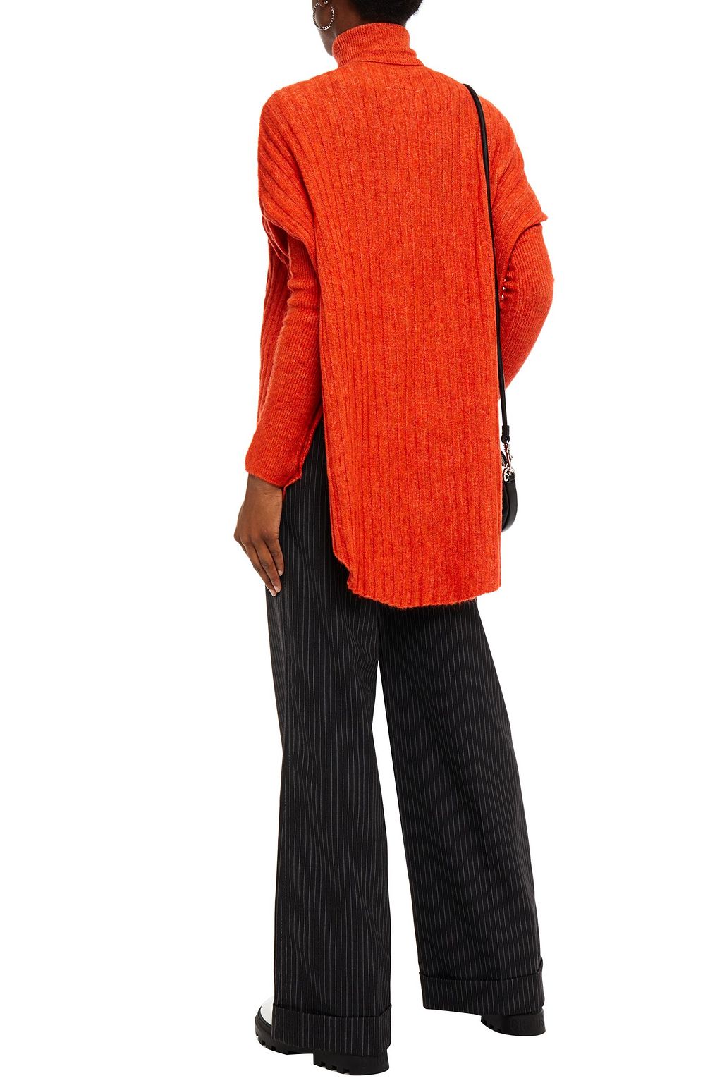 MM6 MAISON MARGIELA Oversized ribbed-knit turtleneck sweater