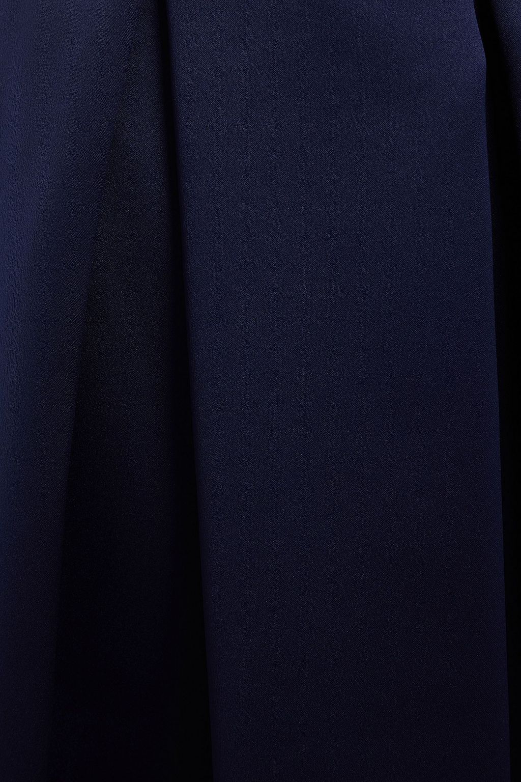 HUISHAN ZHANG Victoria bow-embellished pleated satin midi dress