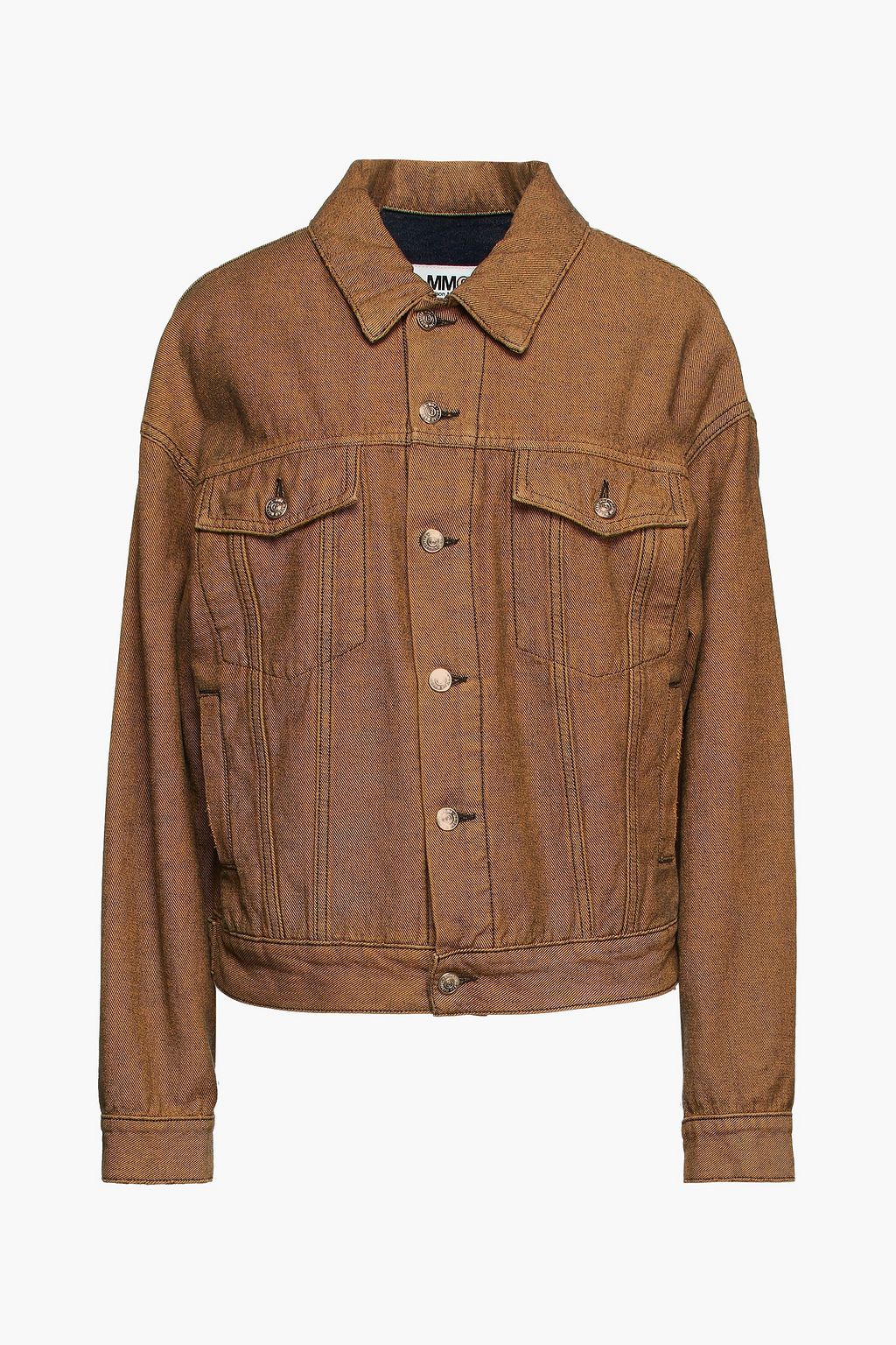 camel denim jacket