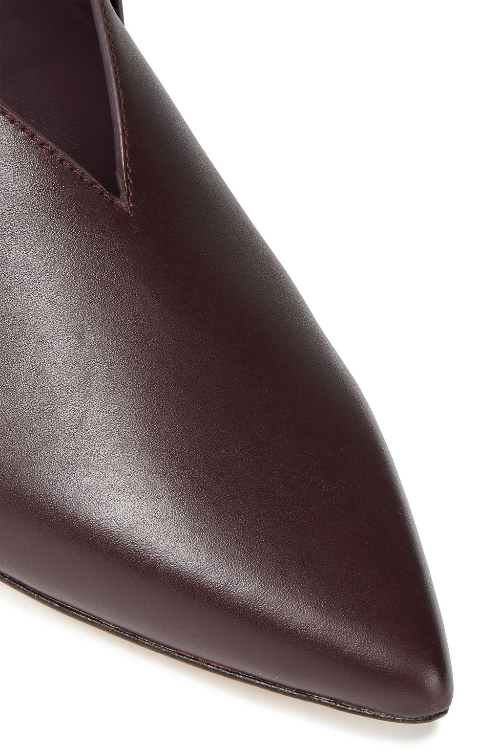 3.1 PHILLIP LIM Deanna leather slingback point-toe flats