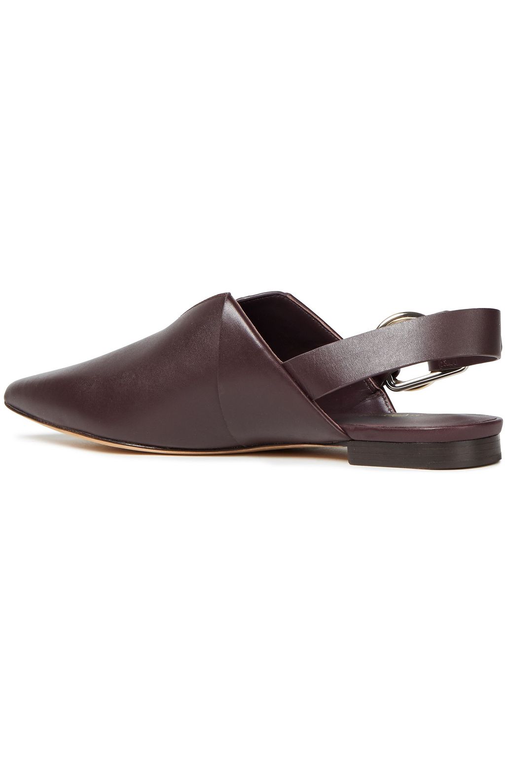 3.1 PHILLIP LIM Deanna leather slingback point-toe flats