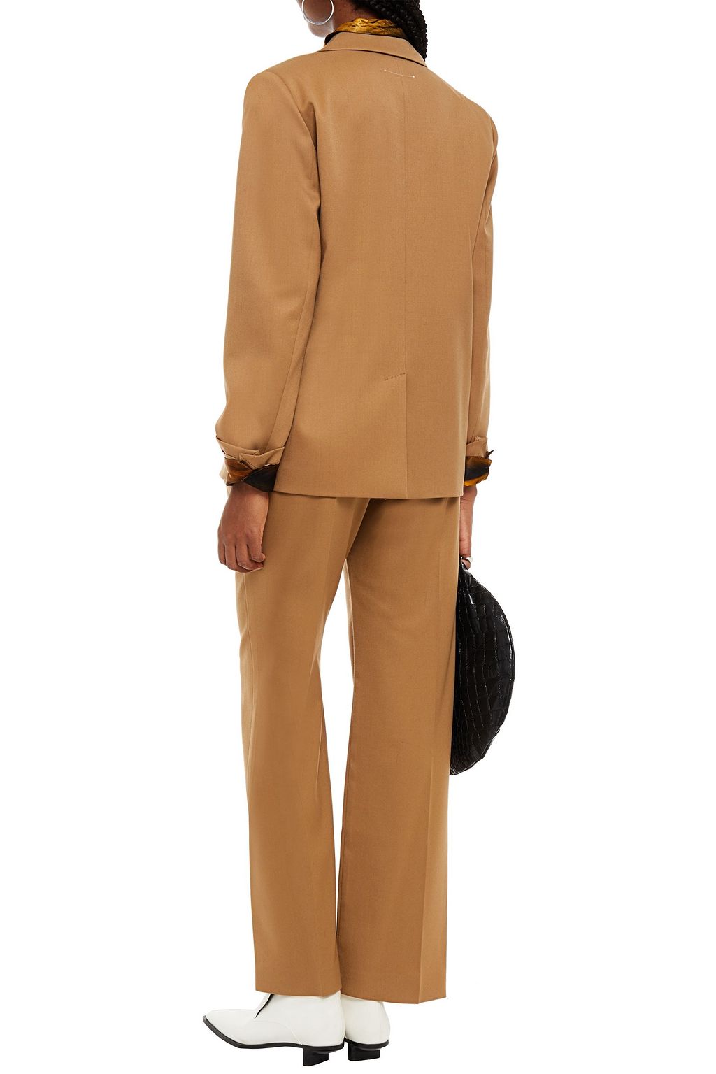 MM6 MAISON MARGIELA Double-breasted twill blazer