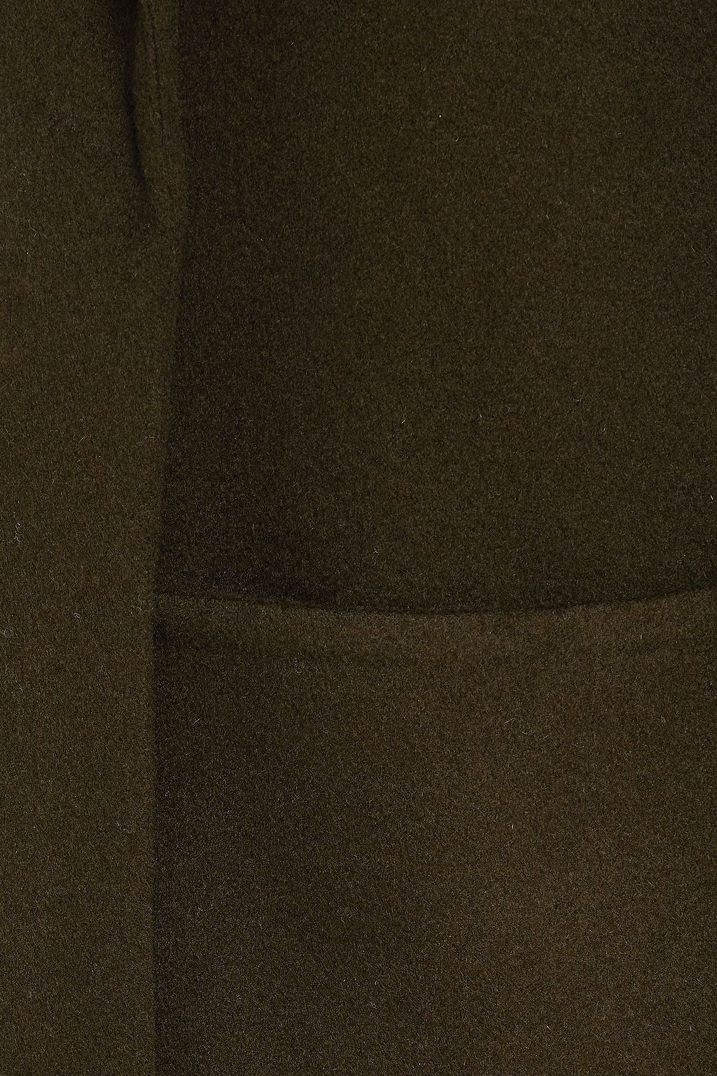 VINCE. Brushed wool-blend felt coat