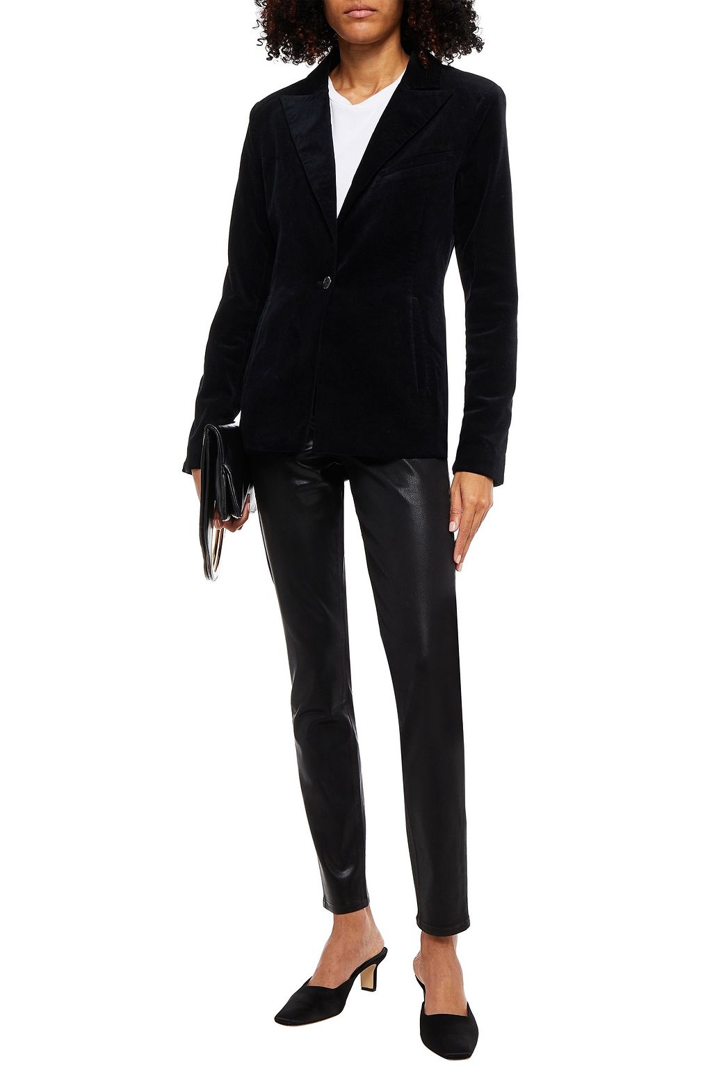 J BRAND Cotton-blend velvet blazer