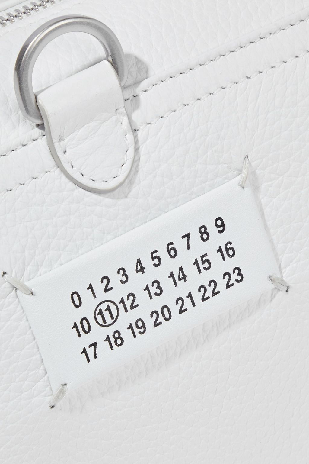 MAISON MARGIELA NDN pebbled-leather pouch