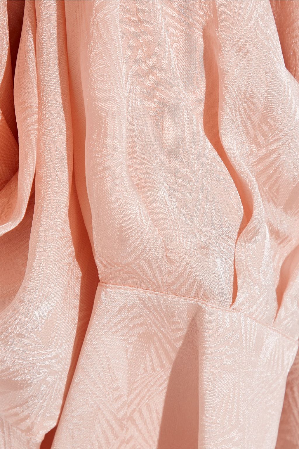 VICTORIA, VICTORIA BECKHAM Satin-jacquard blouse