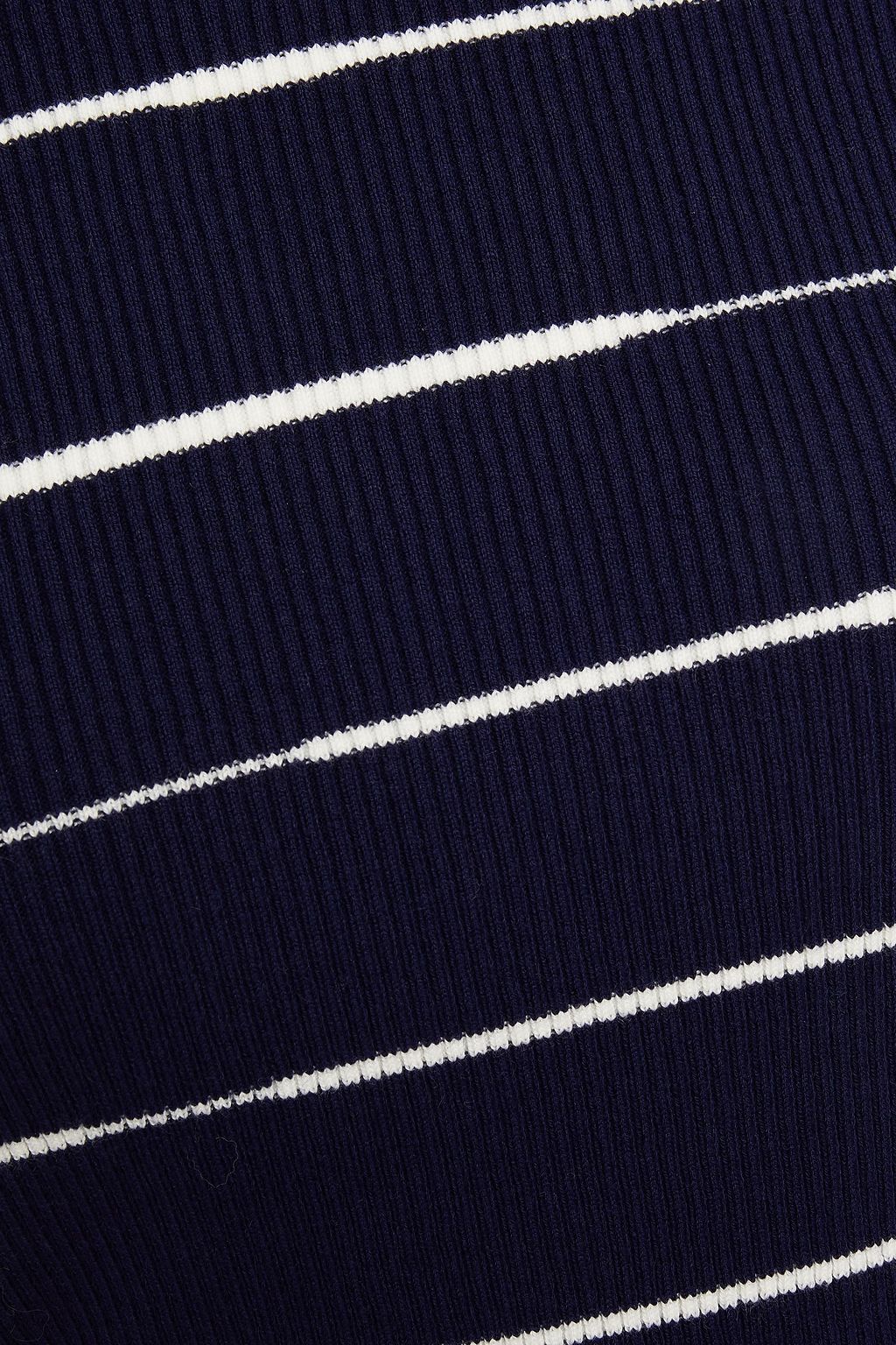 3.1 PHILLIP LIM Striped ribbed cotton-blend top