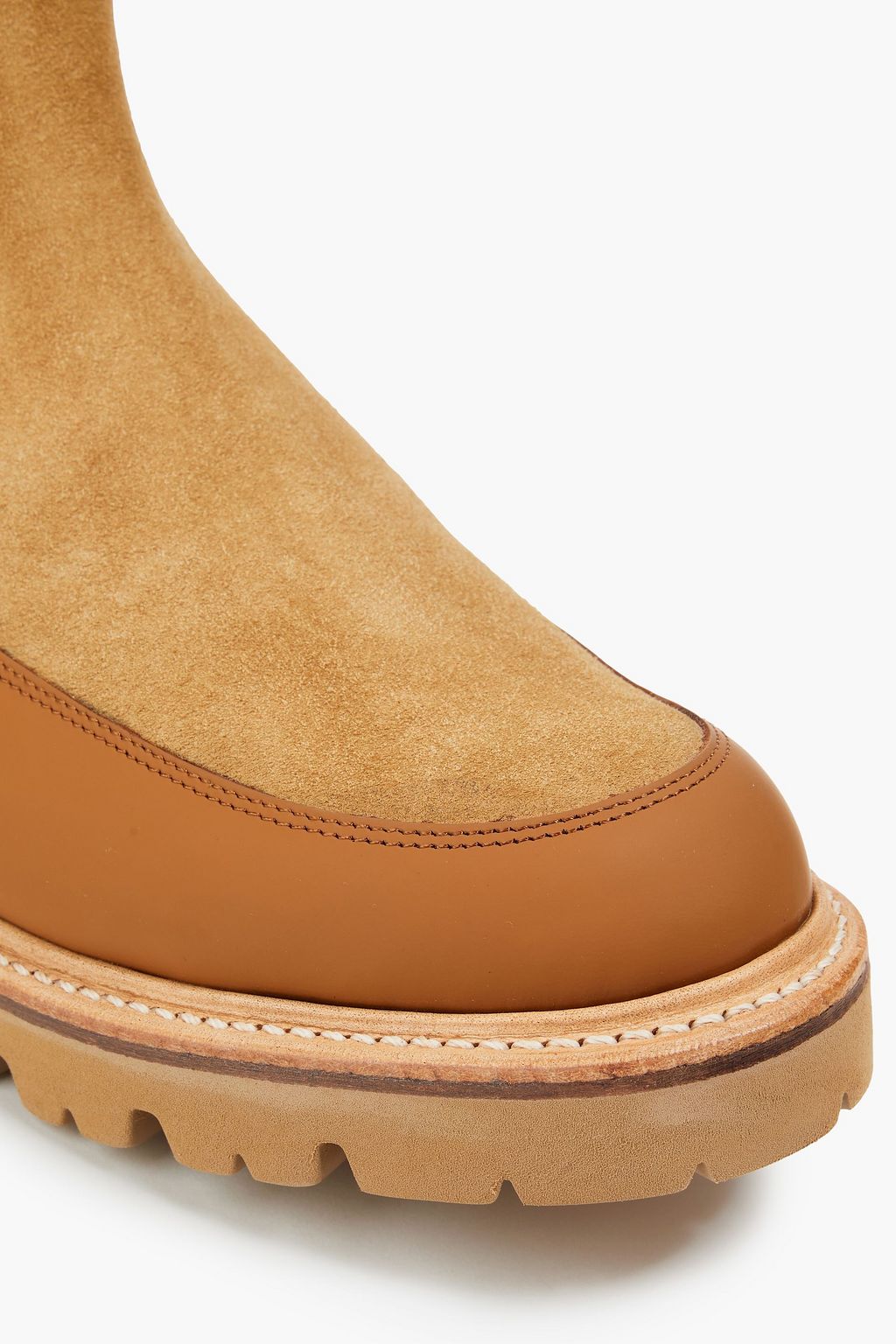 GRENSON Abner suede and leather Chelsea boots