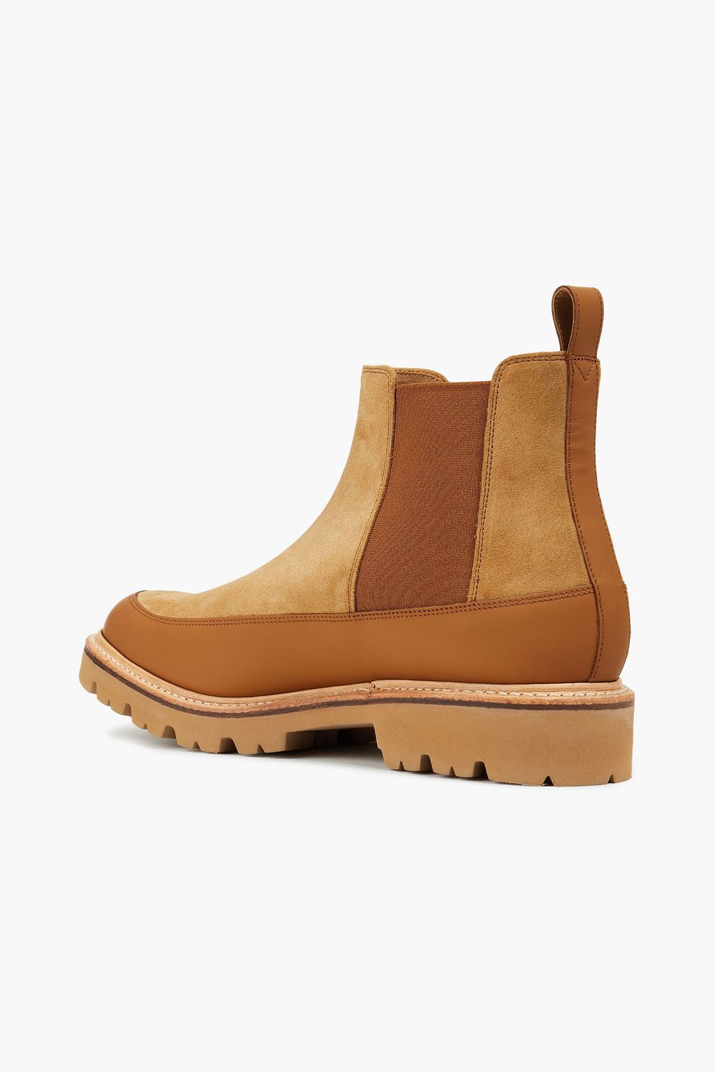 GRENSON Abner suede and leather Chelsea boots
