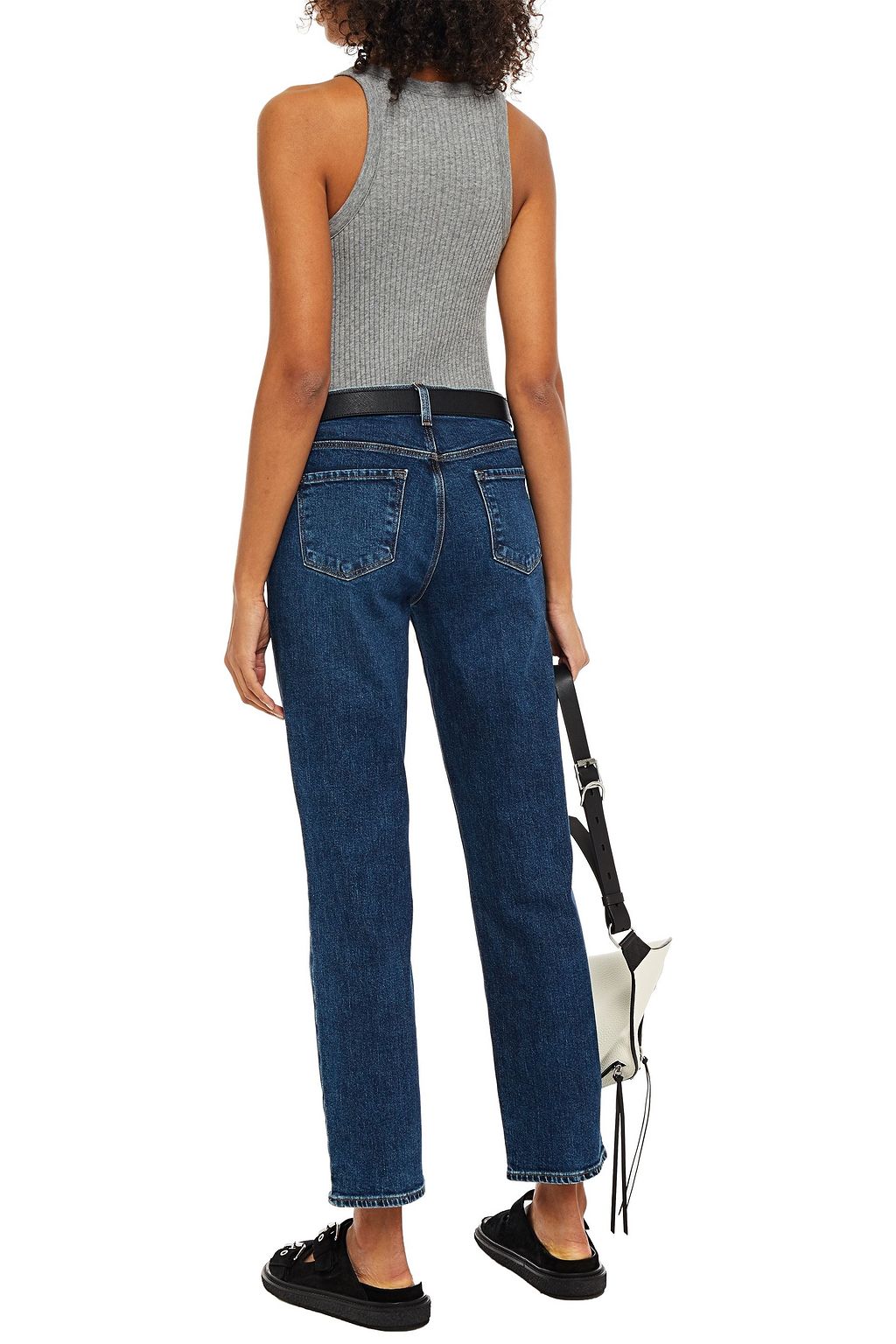 J BRAND Adele mid-rise straight-leg jeans