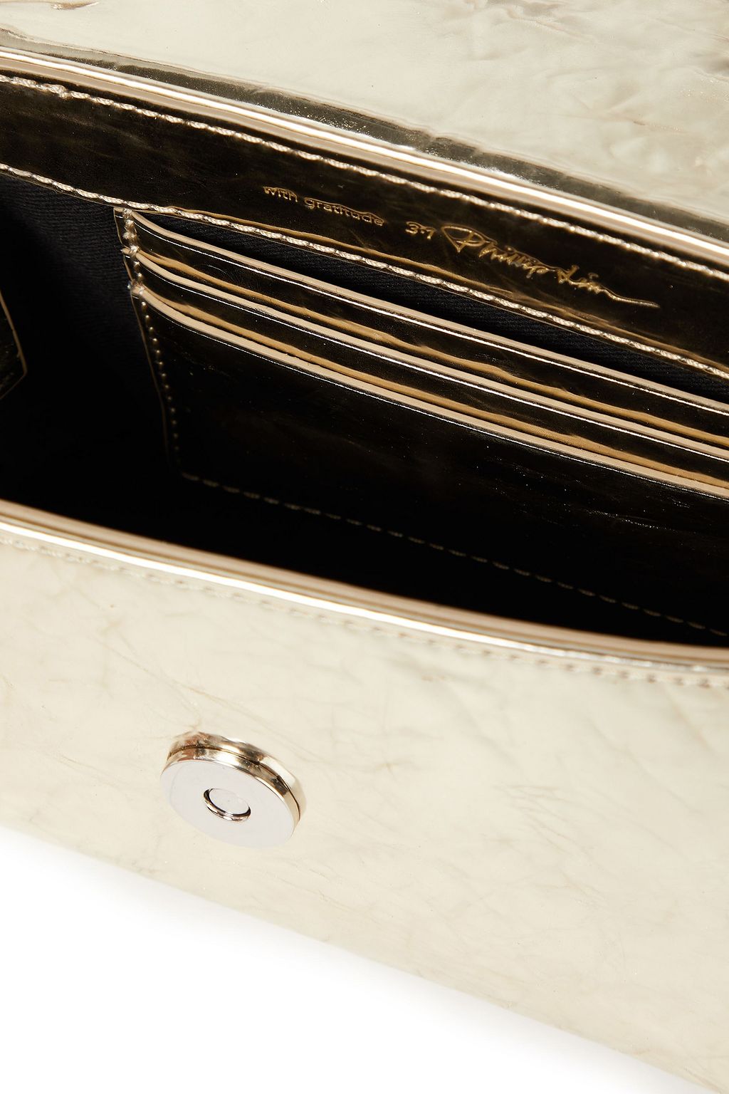 3.1 PHILLIP LIM Alix mirrored-leather shoulder bag