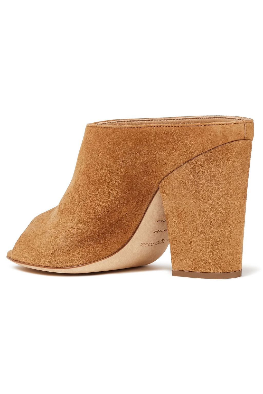 SERGIO ROSSI Suede mules