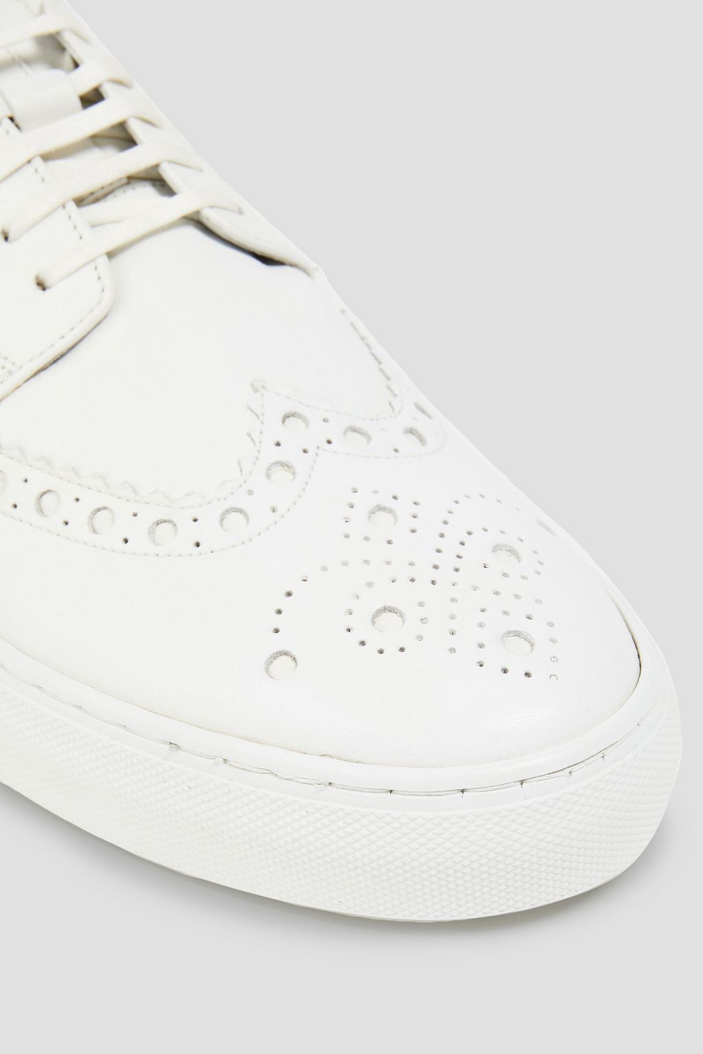 GRENSON Perforated leather sneakers
