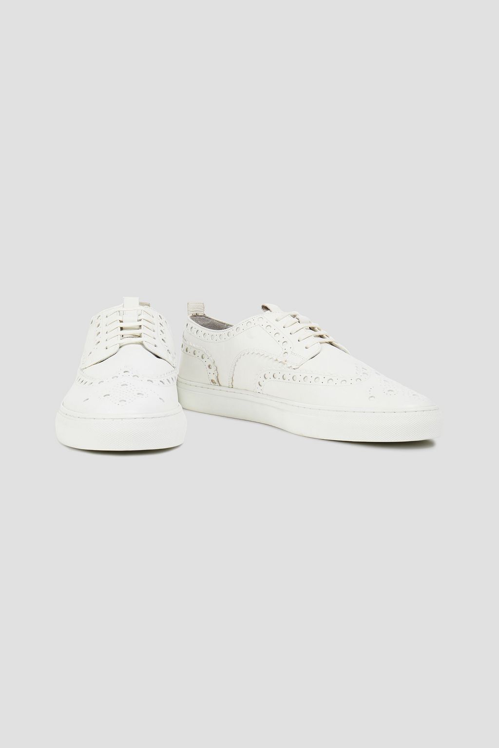GRENSON Perforated leather sneakers